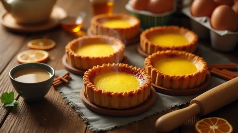 asian egg custard tart