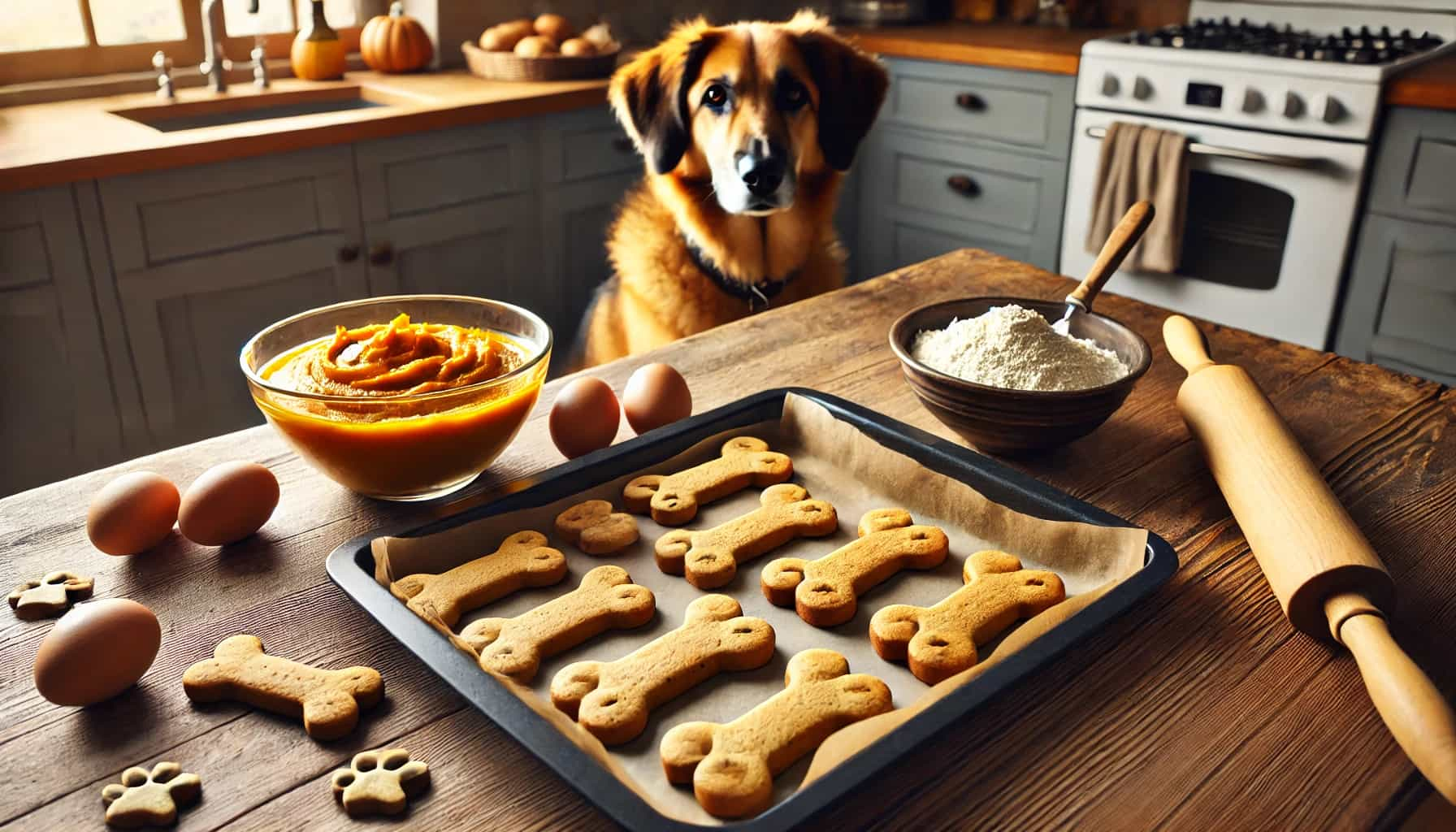 dog biscuit with pumpkin recipe