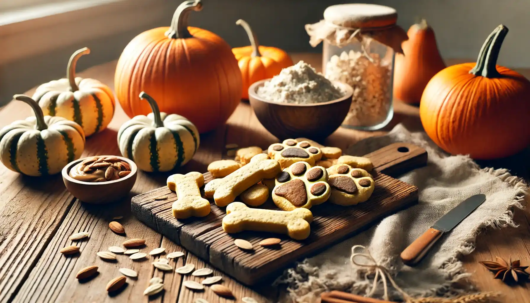 homemade dog biscuits pumpkin