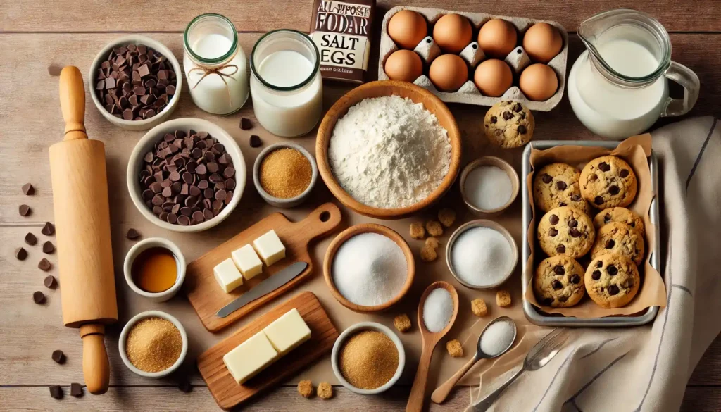 ingredients for chocolate chip cookies without eggs