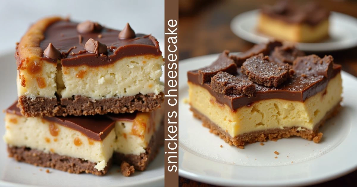 snickers cheesecake