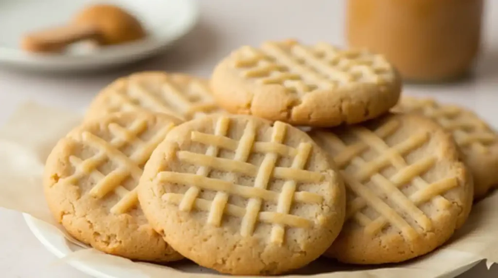 3-Ingredient Peanut Butter Cookies