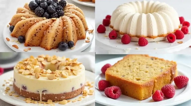 4 almond cake recipes