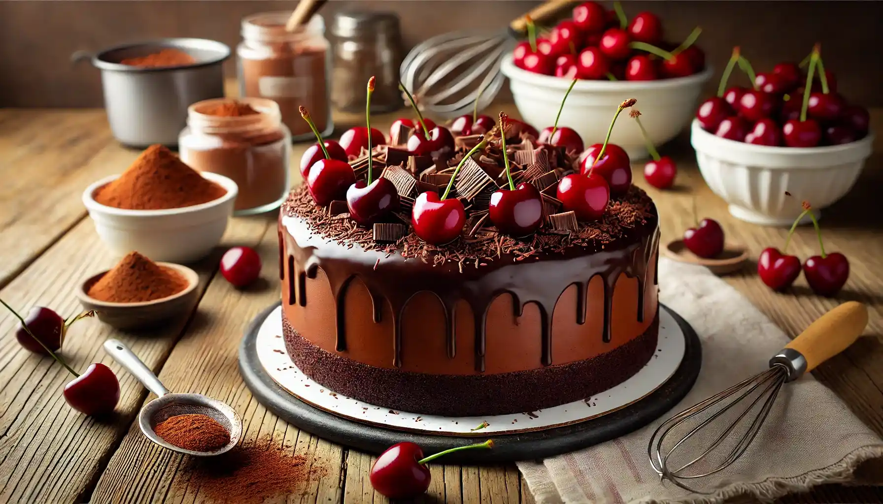 Chocolate Cherry Cake