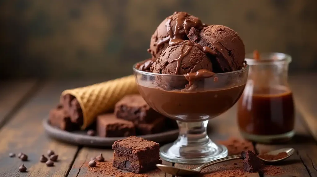 Chocolate Fudge Brownie Ice Cream recipe