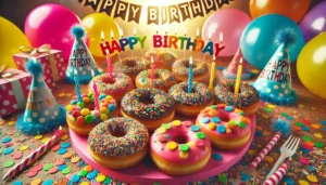 Happy Birthday Donuts