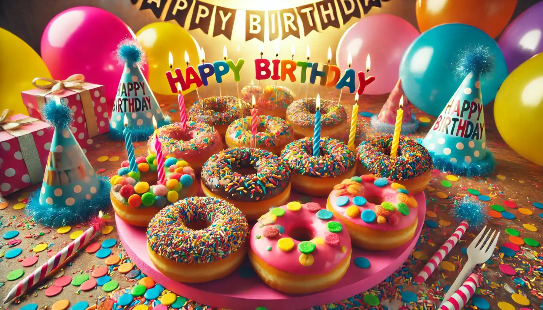 Happy Birthday Donuts