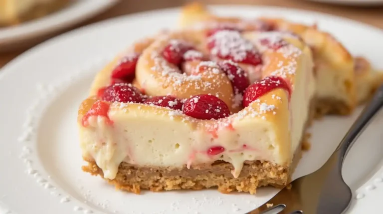 Strawberry Cheesecake Cinnamon Rolls