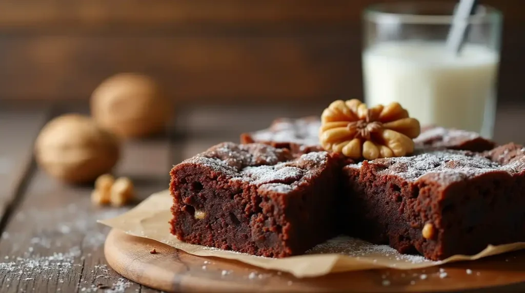 Walnut Brownie serving suggestions  