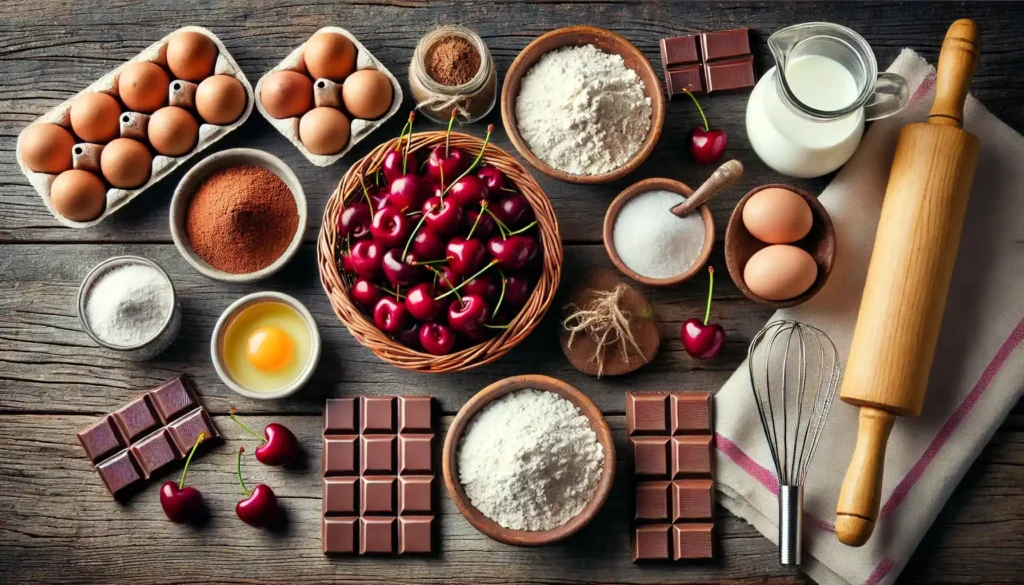 chocolate cherry cake ingredients