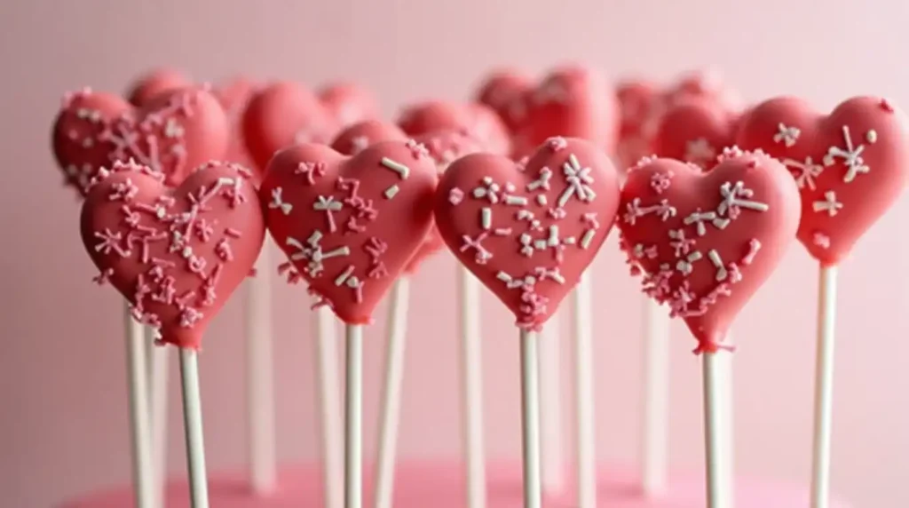 Heart Sprinkles pop cake