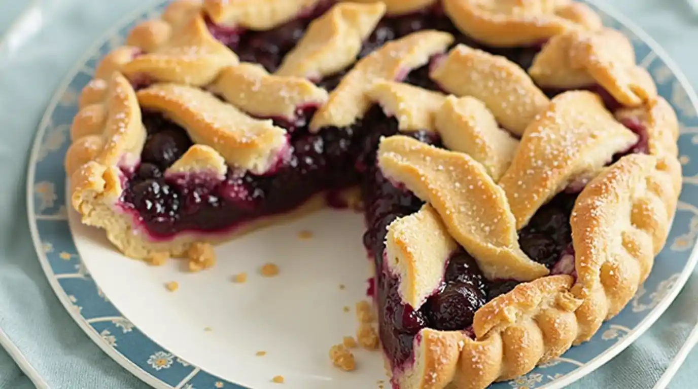 Blueberry Rhubarb Pie