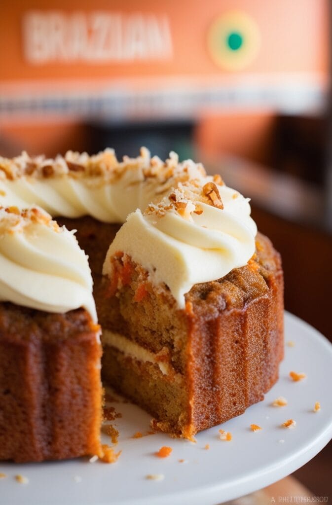 Brazilian Carrot Cake ingredients