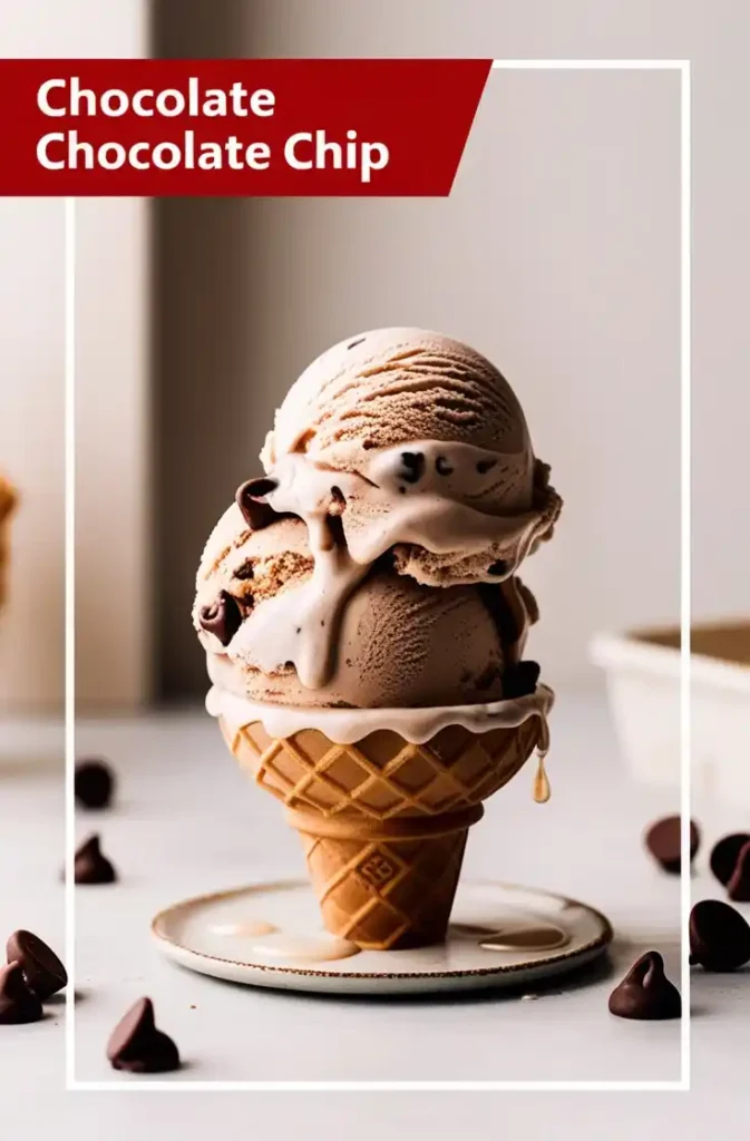 Chocolate Chocolate Chip Ice Cream recipe