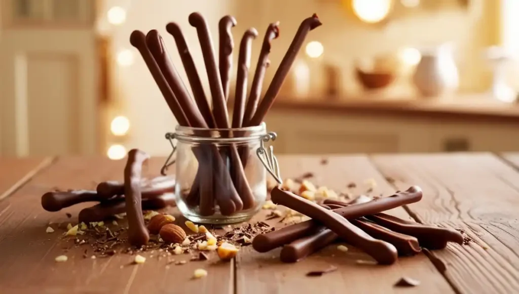 storing chocolate sticks